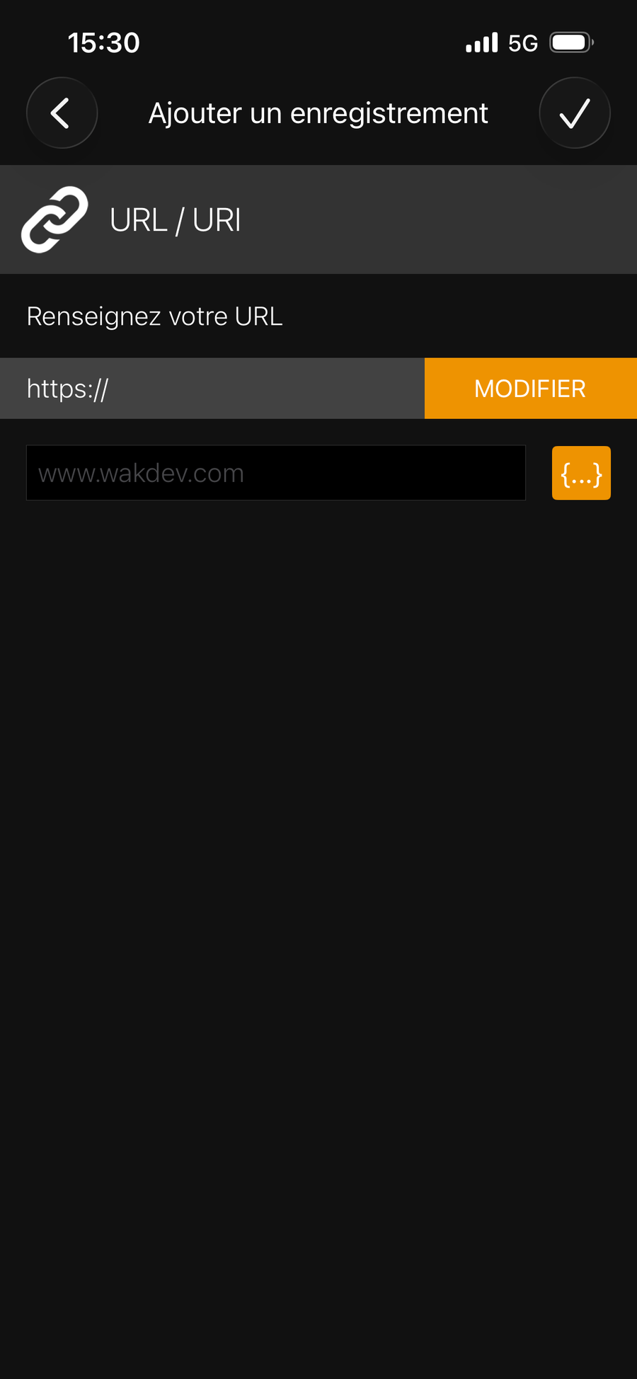 Ajoutez votre lien